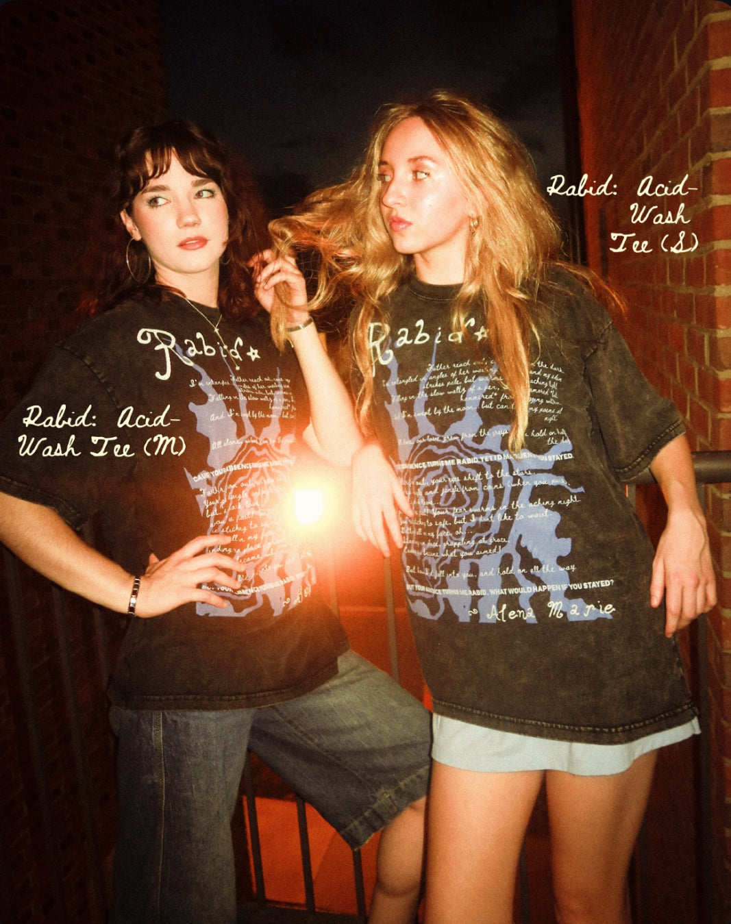 Rabid: Acid-Wash Oversize Tee