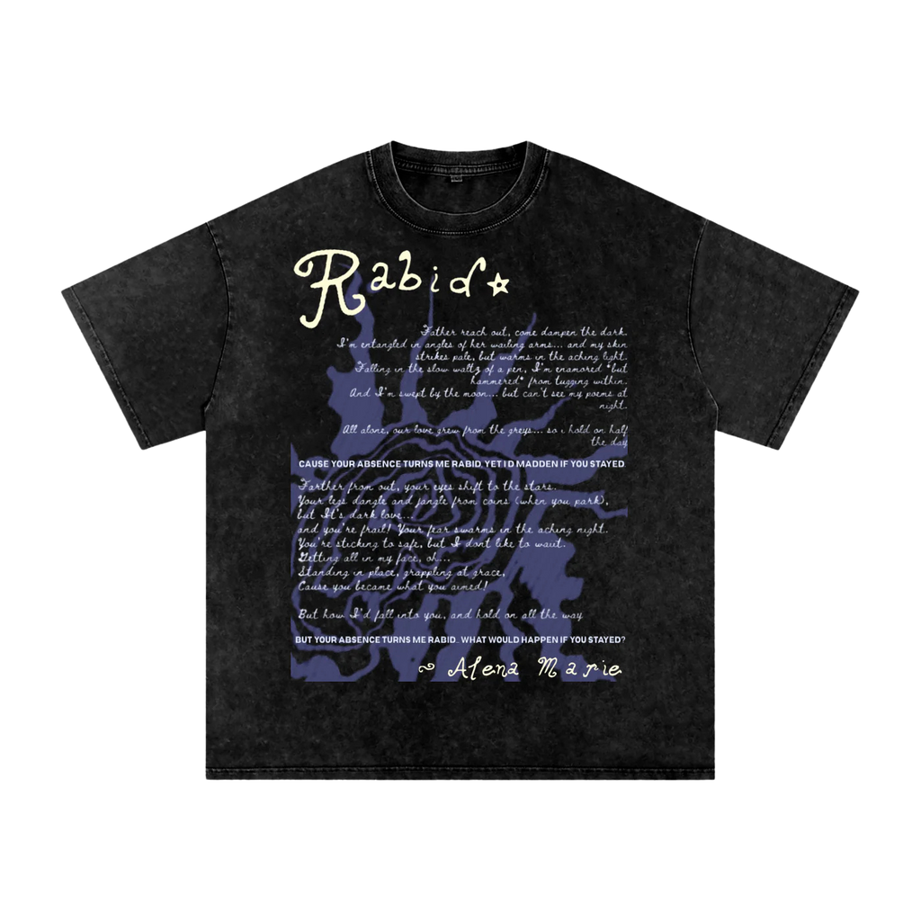 Rabid: Acid-Wash Oversize Tee