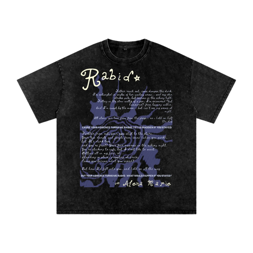 Rabid: Acid-Wash Oversize Tee